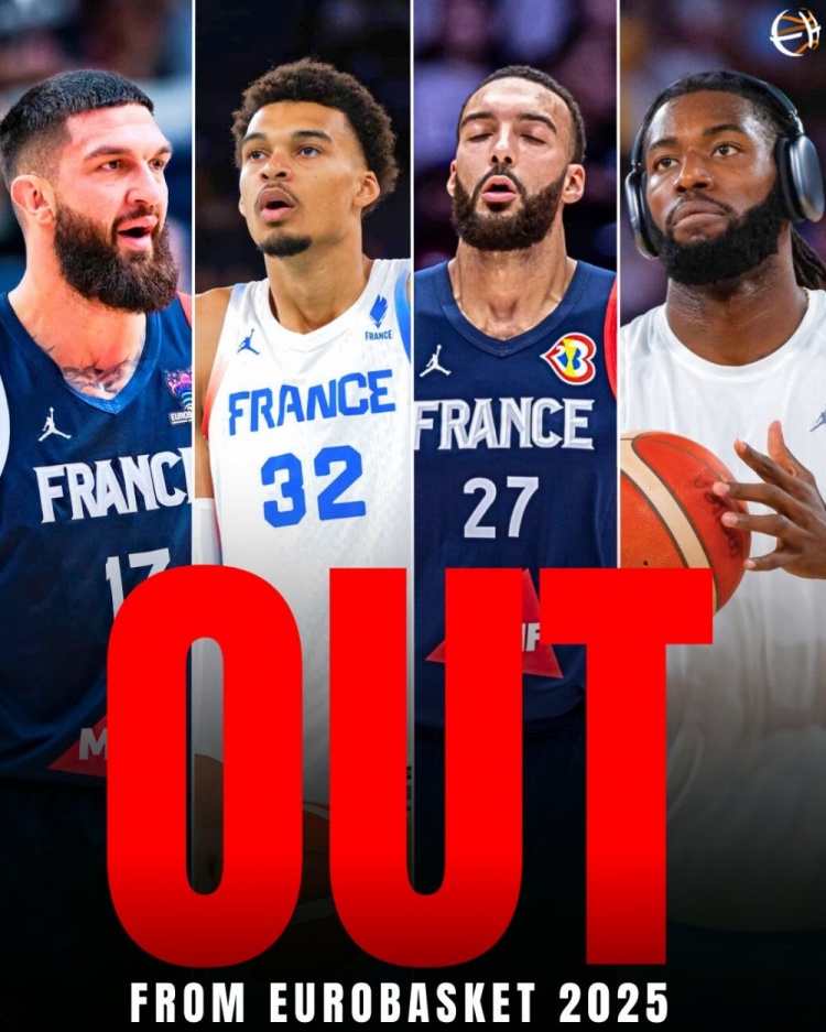 电竞世界杯-内线告急！文班&amp;戈贝尔&amp;莱索尔&amp;普瓦里耶缺阵 仅剩亚布塞莱&amp;萨尔